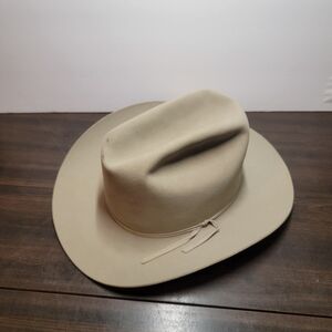 Resistol Western Self Conforming Cowboy Hat Silver Belly 3" Dakota XX? Beaver 7